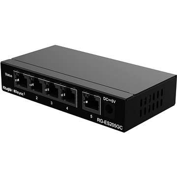 

Ruijie Networks Reyee RG-ES205GC, 5-Port Gigabit Cloud Mananged Non-PoE Switch