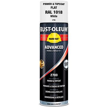 

Rust-Oleum Samozákladující průmyslová barva ve spreji Hard Hat® Advanced 2v1, bílá I