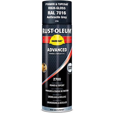 

Rust-Oleum Samozákladující průmyslová barva ve spreji Hard Hat® Advanced 2v1, šedá II