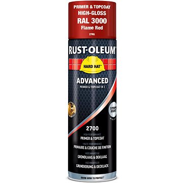 

Rust-Oleum Samozákladující průmyslová barva ve spreji Hard Hat® Advanced 2v1, červená