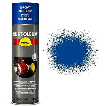 

Rust-Oleum Modrá matná barva ve spreji HARD HAT Topcoat 500 ml
