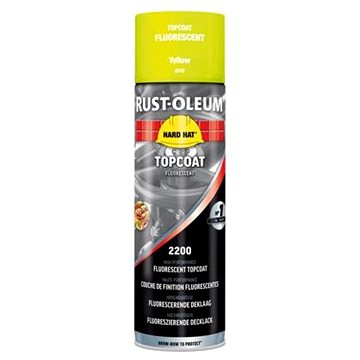 

Rust-Oleum Fluorescenční barva ve spreji HARD HAT® Topcoat Fluorescent 500 ml, žlutá
