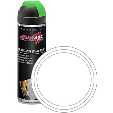 

AMBRO-SOL Značkovací barva ve spreji 360° MARKER PAINT 500 ml, bílá