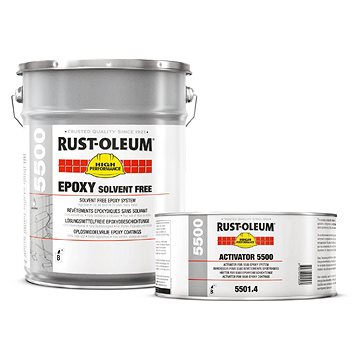 

Rust-Oleum Silnovrstvá epoxidová barva na podlahy 5500 SOLVENT-FREE EPOXY (sada 4)