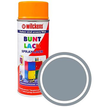

Wilckens Syntetická vrchní barva ve spreji pololesk 400 ml šedá, WI.16170100140
