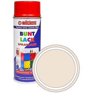 

Wilckens Syntetická vrchní barva ve spreji vysoký lesk 400 ml bílá, WI.16090100140