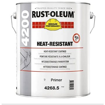 

Rust-Oleum Antikorozní tepelně odolný základový nátěr oranžový 4268 Heat-Resistant Primer / 5 L, RO.