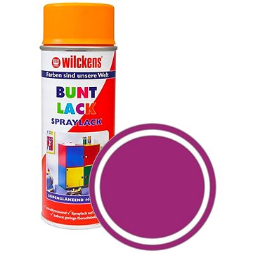 

Wilckens Syntetická vrchní barva ve spreji pololesk 400 ml fialová, WI.16140600140