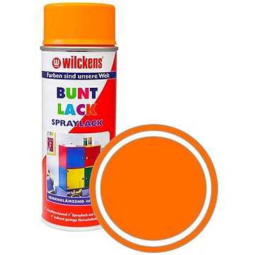 

Wilckens Syntetická vrchní barva ve spreji pololesk 400 ml oranžová, WI.16120300140