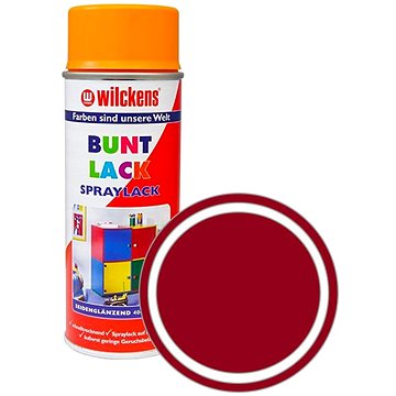 

Wilckens Syntetická vrchní barva ve spreji pololesk 400 ml červená, WI.16130300140