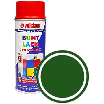 

Wilckens Syntetická vrchní barva ve spreji vysoký lesk 400 ml zelená, WI.16060000140
