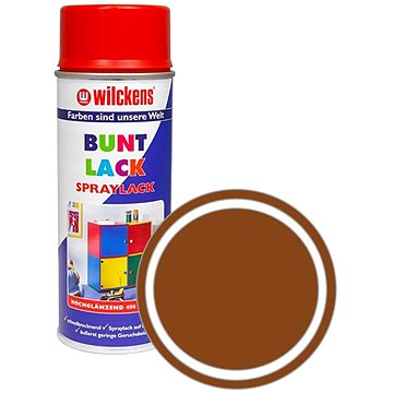 

Wilckens Syntetická vrchní barva ve spreji vysoký lesk 400 ml hnědá, WI.16080300140