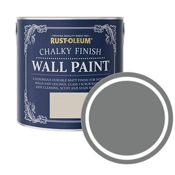 

Rust-Oleum Omyvatelná barva na stěny a stropy Chalky Finish Wall Paint III, šedá, 1 l