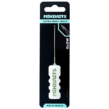 

Mikbaits Boilie jehla Extra Heavy GLOW Bílá bez zobáčku