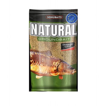 

Sonubaits Vnadící směs Natural Strawberry & Hemp 1 kg