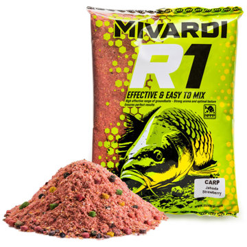 

Mivardi Vnadící směs R1 CARP Jahoda 950 g