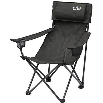DAM Foldable Chair With Bottle Holder Steel - Kempingová židle