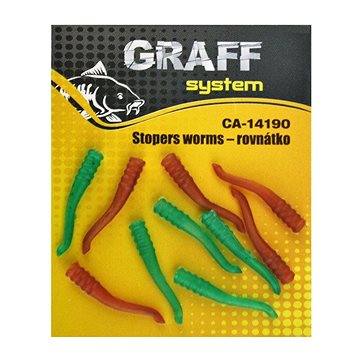 

Graff Rovnátko Stopers worms Zelené/hnědé 10ks