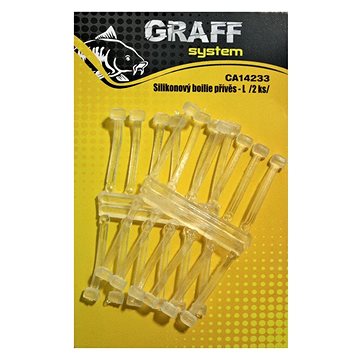 

Graff Silikonový boilie přívěs L Transparentní 2ks