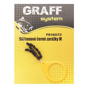 

Graff Silikonové zarážky M Černé 15ks