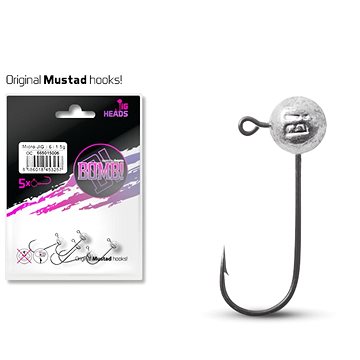 

Delphin Jigová hlavička bez límečku BOMB! 7,5g Velikost 4/0 5ks