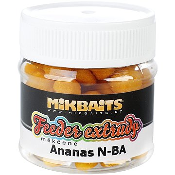 

Mikbaits Měkké feeder extrudy Ananas N-BA 3 × 50 ml