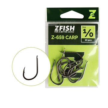 

Zfish Carp Hooks Z-659 Velikost 4 10ks