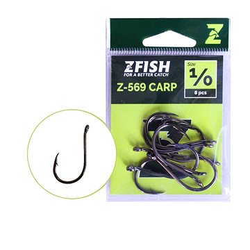 

Zfish Carp Hooks Z-569 Velikost 6 10ks