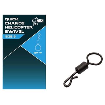 

Nash Quick Change Helicopter Swivel Velikost 8 10ks