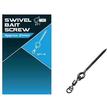 

Nash Swivel Bait Screw 21mm 10ks