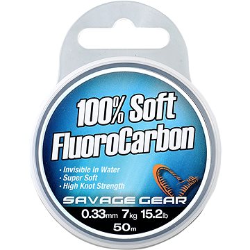 

Savage Gear Soft Fluoro Carbon 0,36mm 8,4kg 17lbs 40m