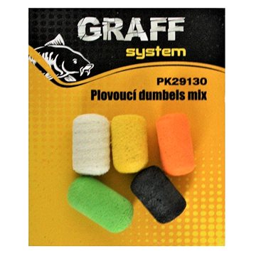 

Graff Plovoucí dumbels 7x13mm Mix barev 5ks