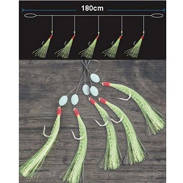 

Aquantic Mackerel IX Velikost 1/0 0,60mm 180cm