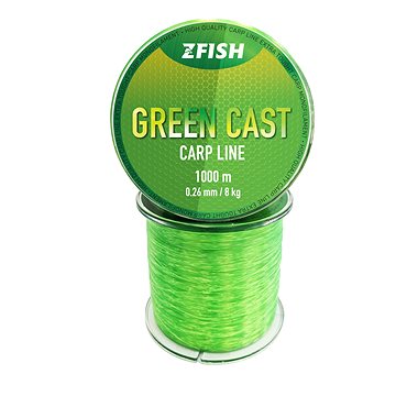 Zfish Green Cast Carp Line 0,28mm 9,5kg 1000m - Vlasec