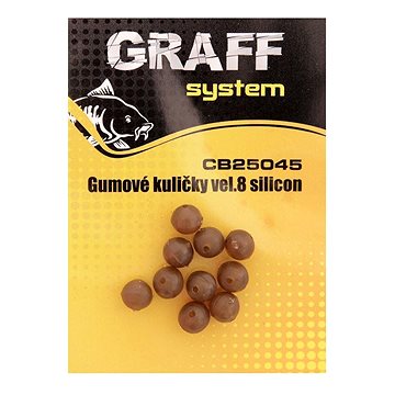 

Graff Gumové kuličky silikonové Velikost 8 10ks