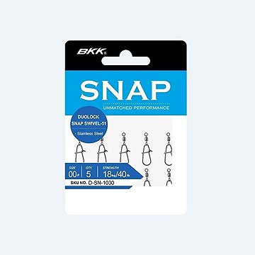 

BKK Duolock Snap Swivel-51 Velikost 1, 31 kg 2 × 5 ks