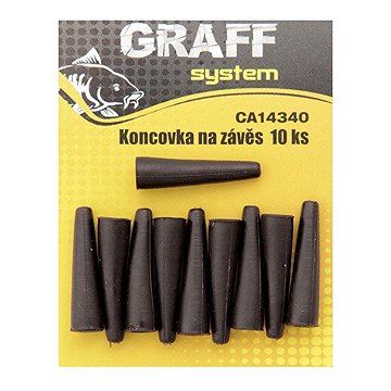 

Graff Koncovka na závěs Černá, 3 ks