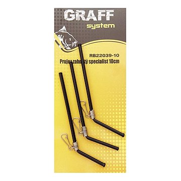 

Graff Průjezd zahnutý Specialist 10 cm, 3 × 3 ks Černý