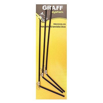 

Graff Průjezd zahnutý Specialist 20 cm, 3 × 3 ks Černý