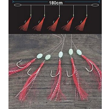 

Aquantic Mackerel VIII 1/0 2 × 0,60 mm 180 cm