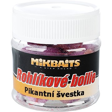 

Mikbaits Rohlíkové boilie Pikantní švestka 2 × 50 ml
