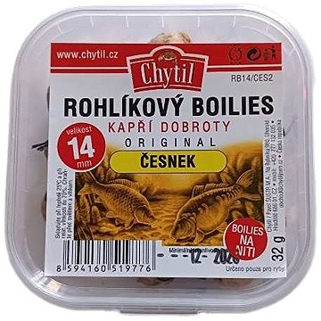 

Chytil Rohlíkový boilies 2 × 32 g, 14 mm, Česnek