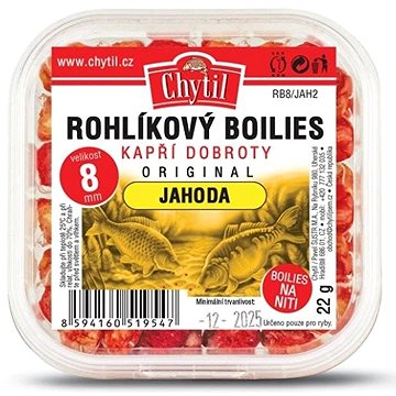 

Chytil Rohlíkový boilies 2 × 22 g, 8 mm, Jahoda
