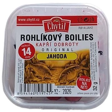 

Chytil Rohlíkový boilies 2 × 32 g, 14 mm, Jahoda