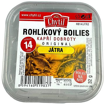 

Chytil Rohlíkový boilies 2 × 32 g, 14 mm, Játra