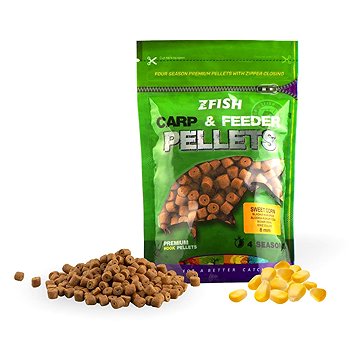 

Zfish Chytací pelety Carp&Feeder 2 × 200 g 8 mm Sweet Corn