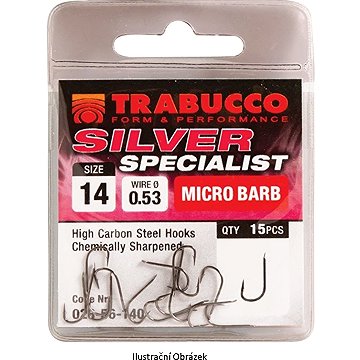 

Trabucco Silver Specialist Velikost 18 2 × 15 ks