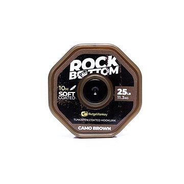 

RidgeMonkey RM-Tec Rock Bottom Tungsten Coated Soft 25lb 10m Camo Brown