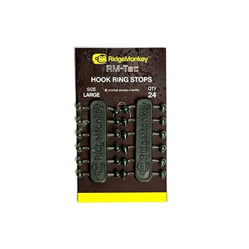 

RidgeMonkey RM-Tec Hook Ring Stops Large 24ks