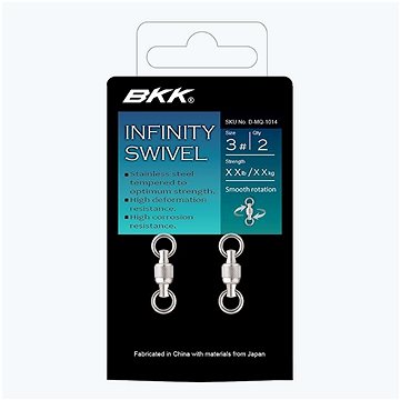 

BKK Infinity Swivel Velikost 3 90kg 2ks